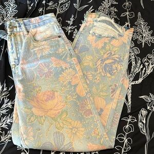 BLANK NYC Floral jeans